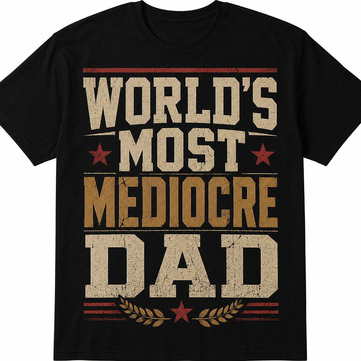World's Most Mediocre Dad T-Shirt